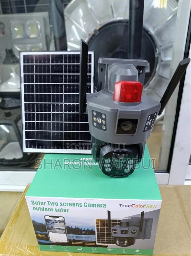 Dual Lens Two Screens 4g PTZ 360 CCTV With Alarm/4g PTZ 360cctv