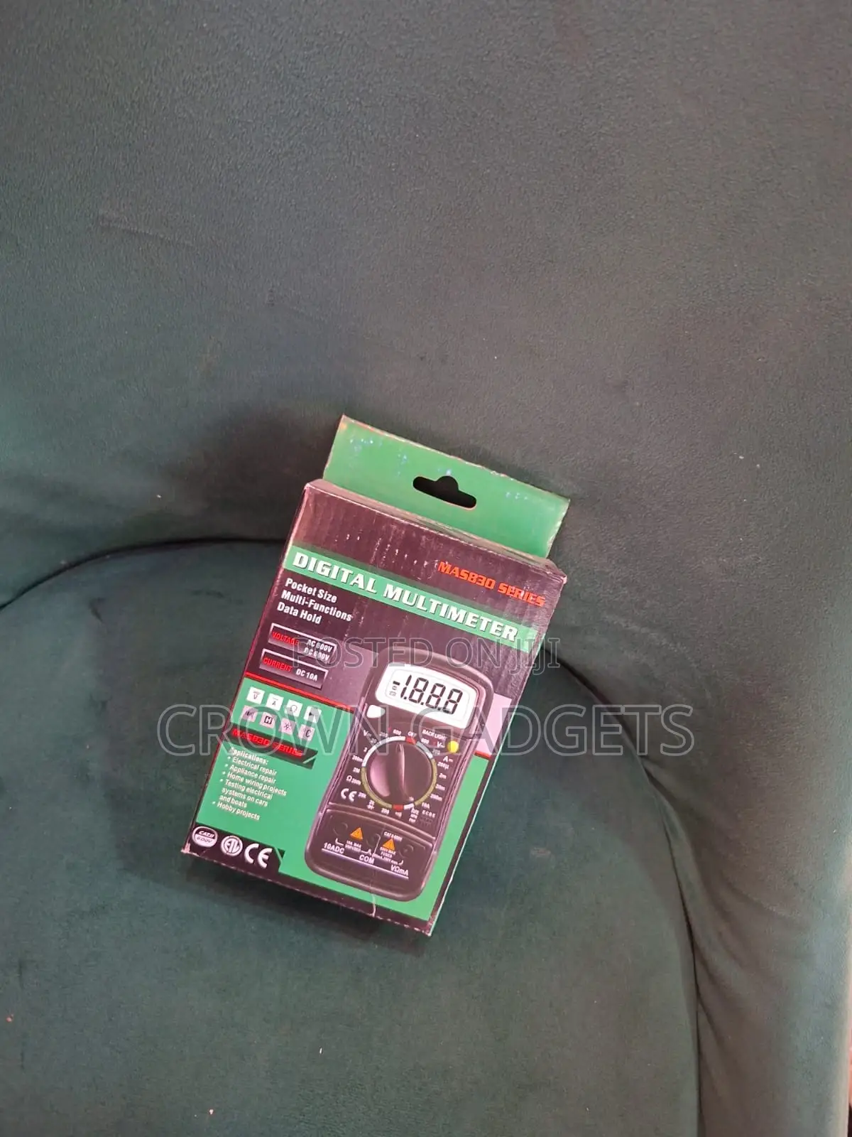Mas830 Digital Multimeter With Data Hold Resistance Measurement