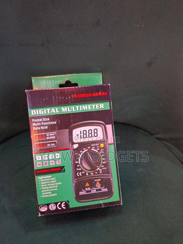Compact Mastech Mas830 Multimeter For Diy Electrical Work - main view