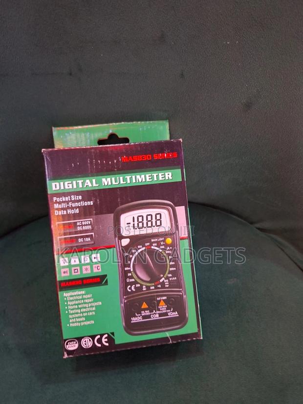 Compact Mastech Mas830 Multimeter For Diy Electrical Work