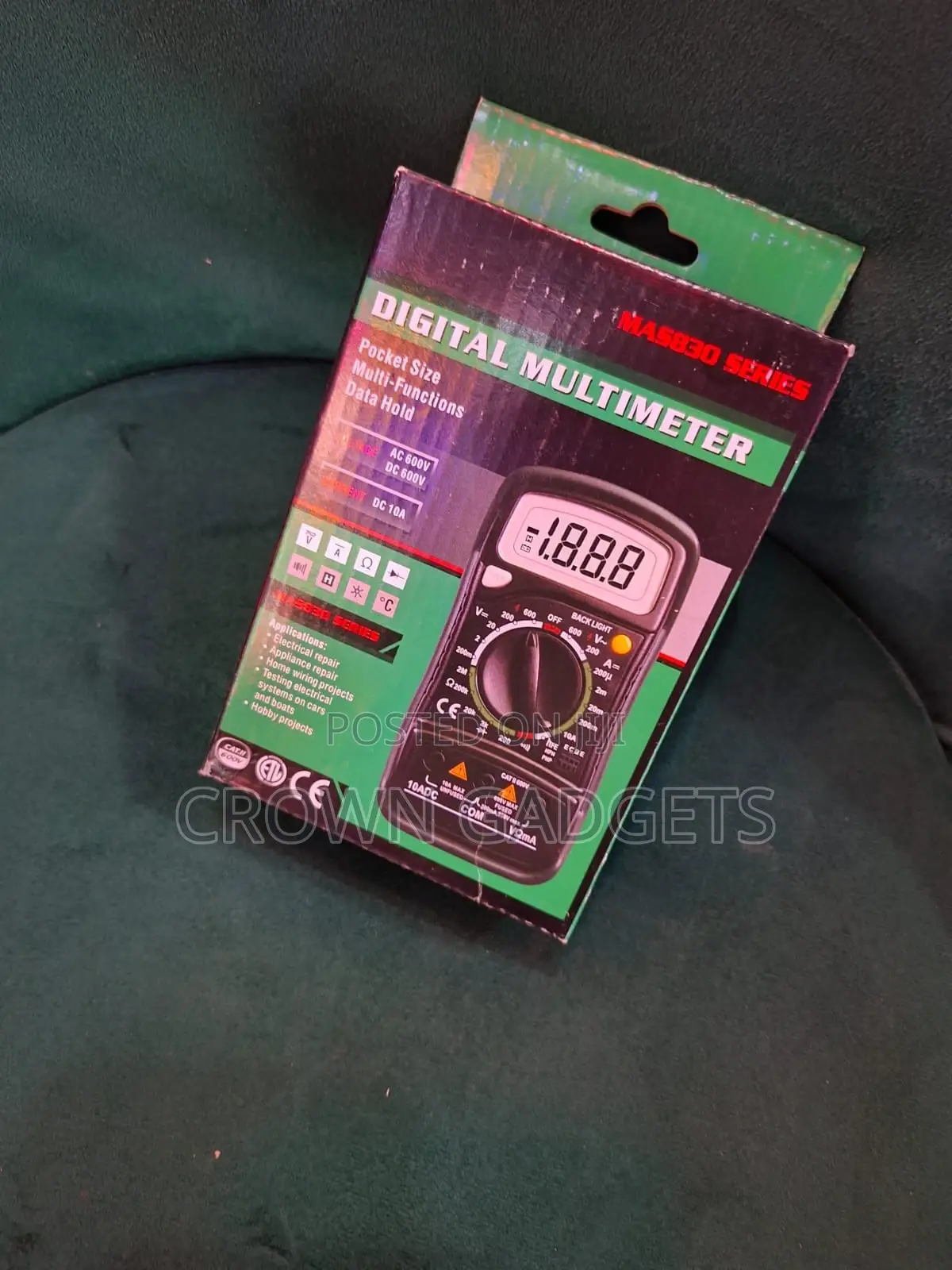 Compact Mastech Mas830 Multimeter For Diy Electrical Work