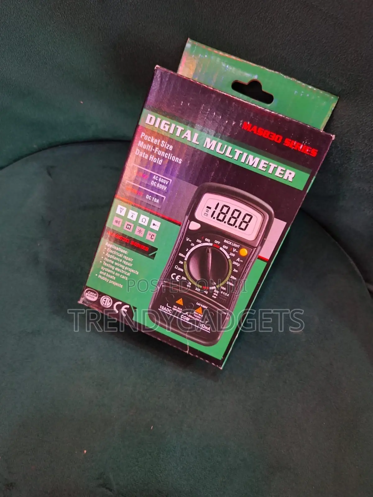 Compact Mastech Mas830 Multimeter For Diy Electrical Work