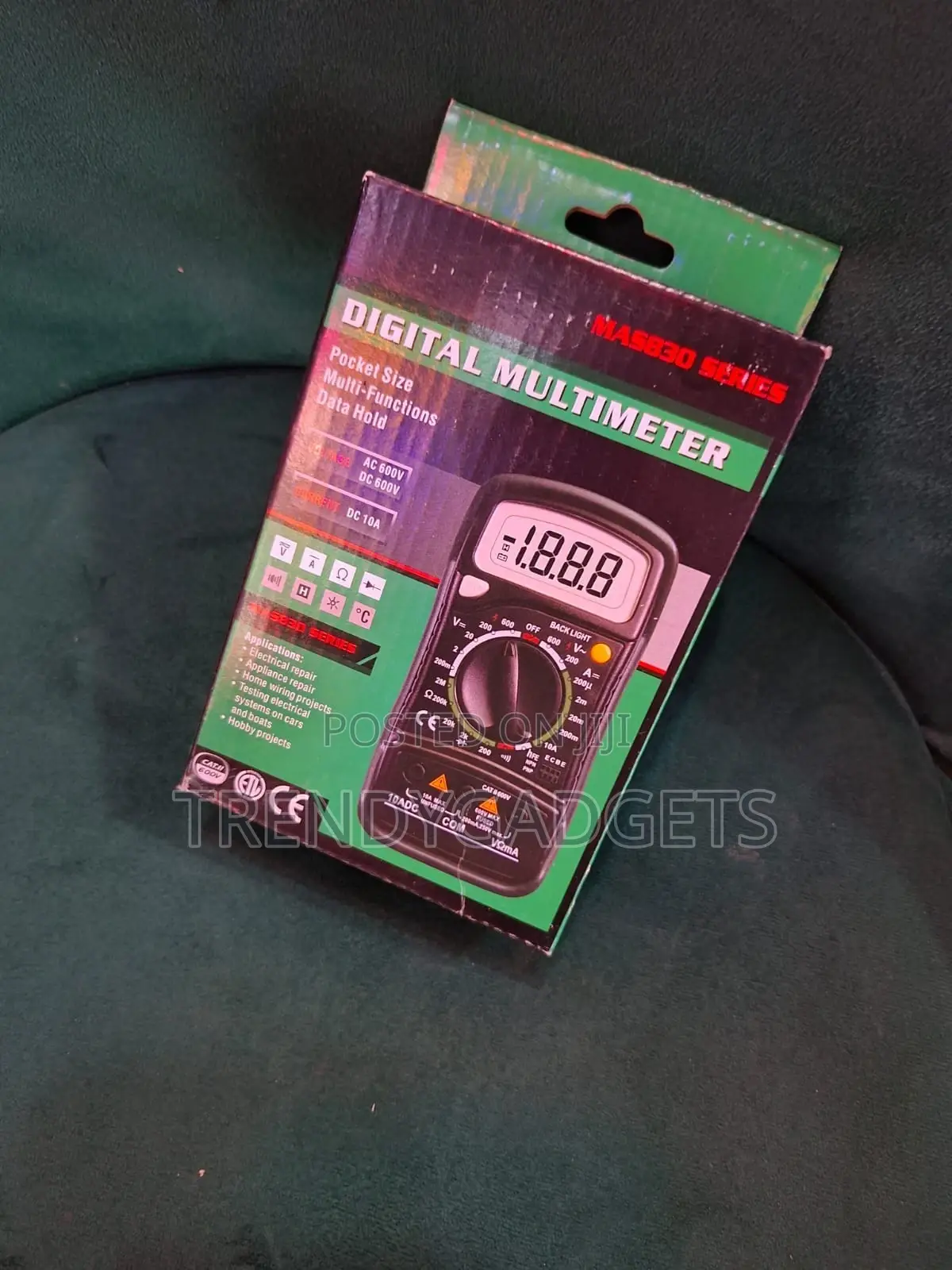 Mastech Mas830 / Mas830l Digital Multimeter Compact, Pocket-sized Tool