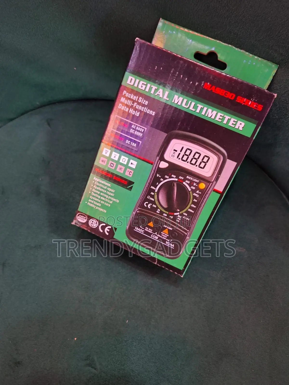 Mastech Mas830 / Mas830l Digital Multimeter Compact, Pocket-sized Tool