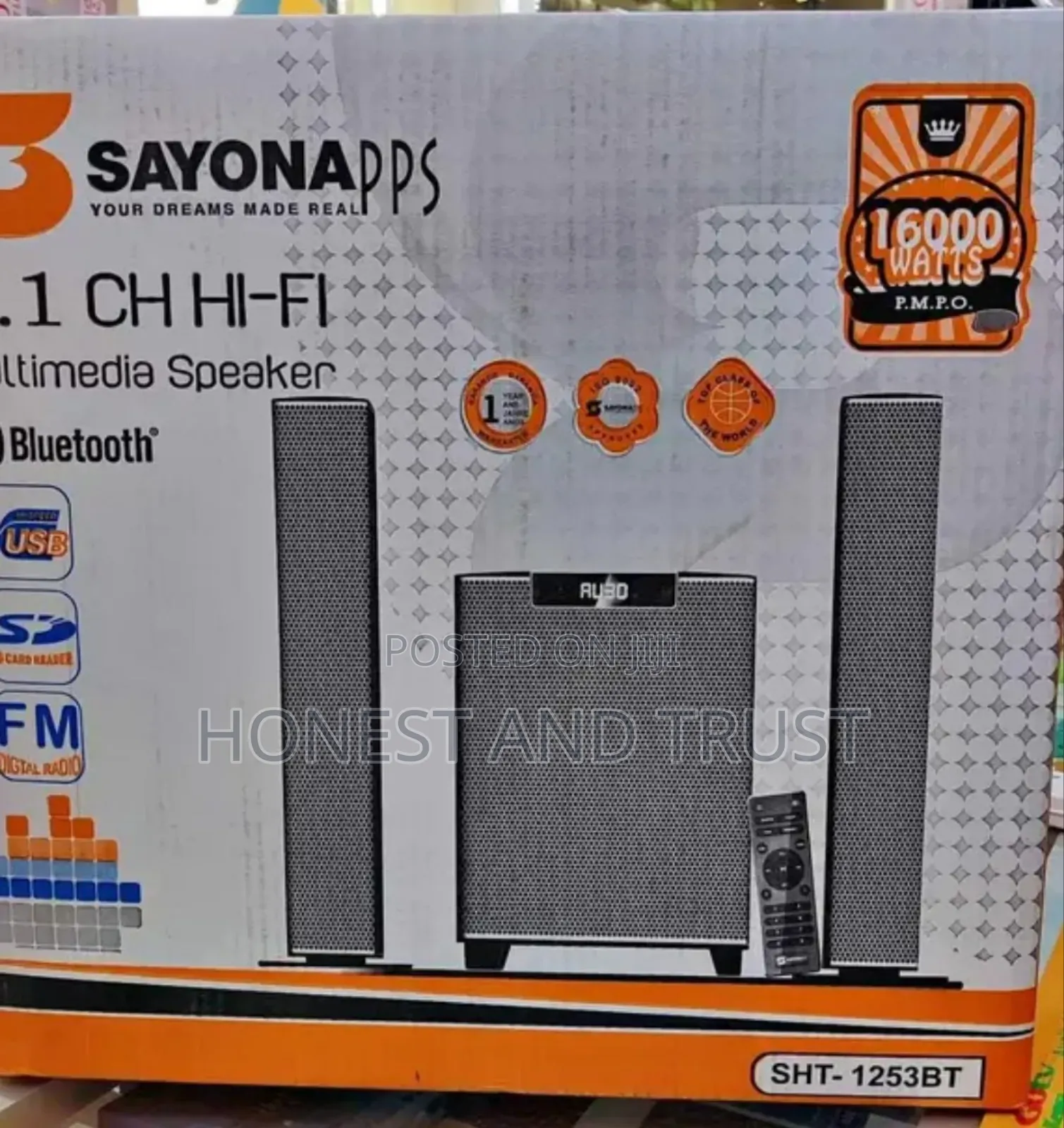 Sayona Sound Bar Sht1251bt