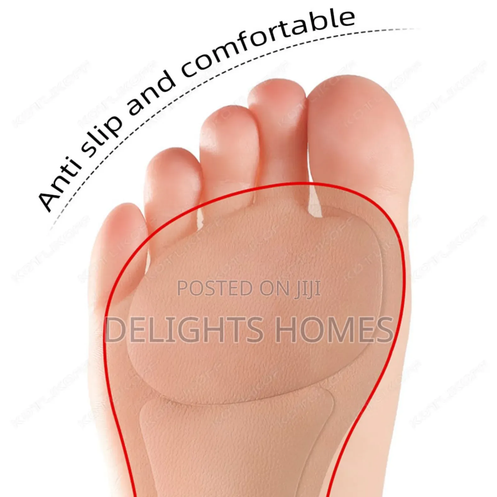 *Self-Adhesive Women High-Heel Insoles Anti-Slip-St