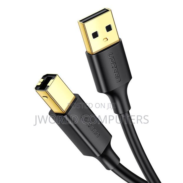 Ugreen Usb-a 2.0 Am to Bm Print Cable 1.5m (Black) - Us135