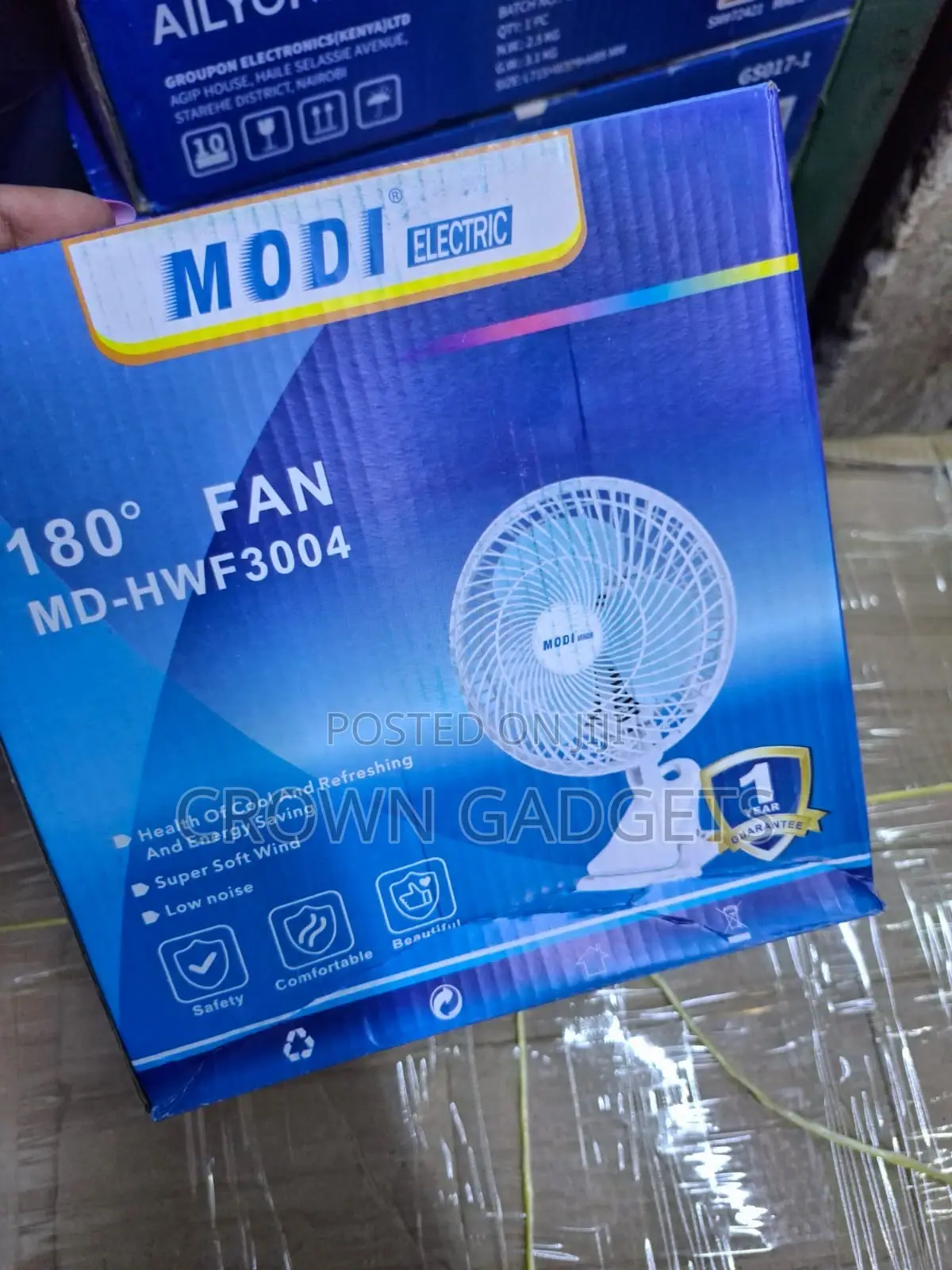 Modi 180 Degree Adjustable Mini Clip Fan for Home Office