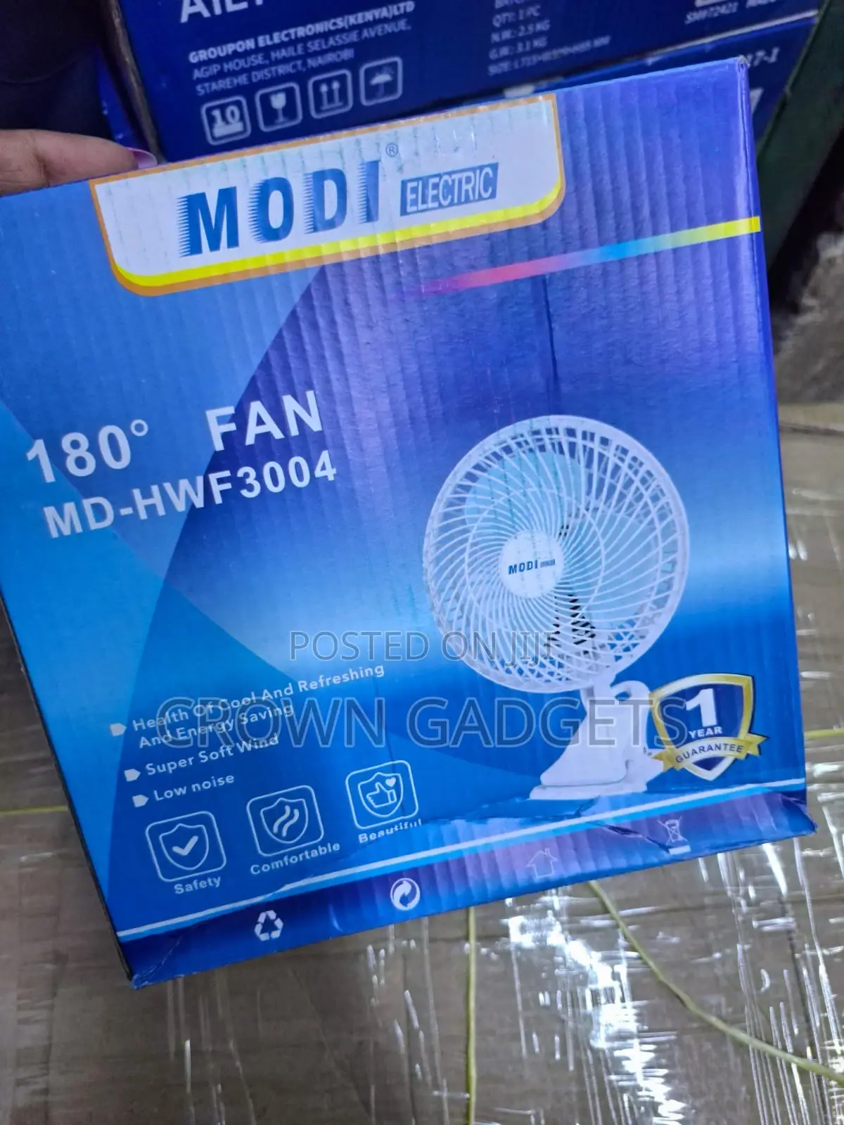 Modi 180 Degree Adjustable Mini Clip Fan for Home Office