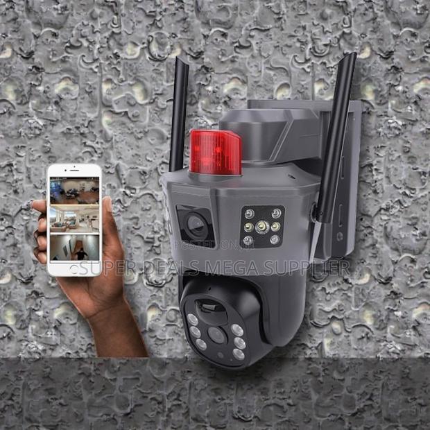 Full Color 24/7 Night Vision Electric 4g PTZ Dual Lens Camera - main view