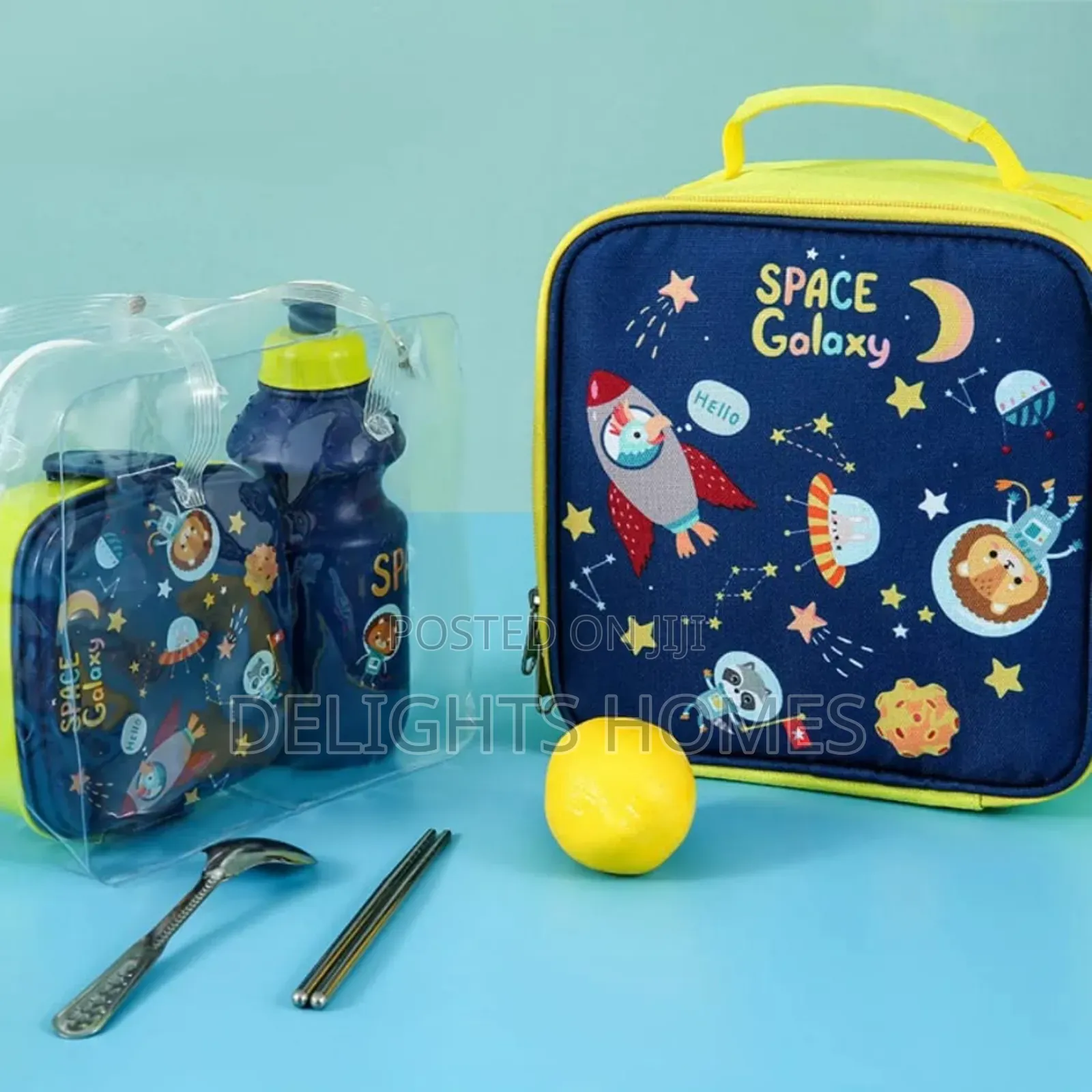 3pcs Girls and Boys Unicorn Lunchbag-St