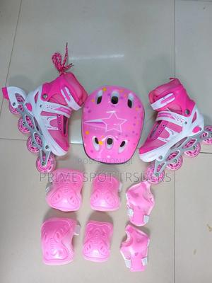 Skate Set Shoes With Hard Helmet