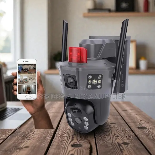 V380 Pro App Electric 4g PTZ Dual Lens Security Camera
