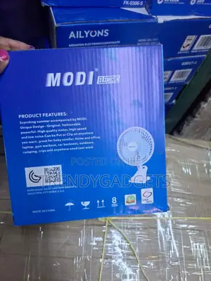 6” Modi Electric Mini Clip Fan Low Noise Cooling Fan