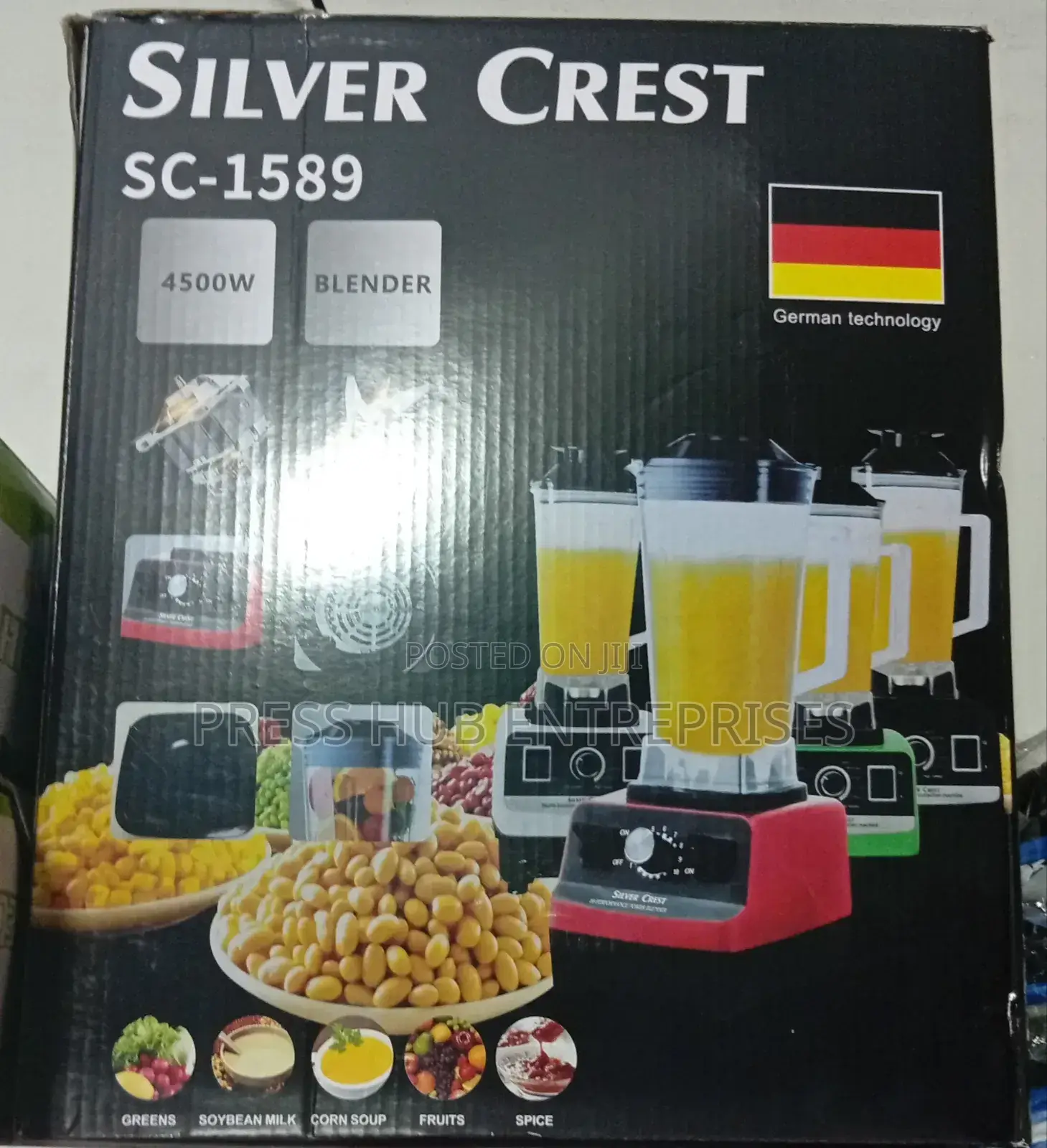 Silver Crest Sc-1589 Heavy-Duty Multifunctional Blender.