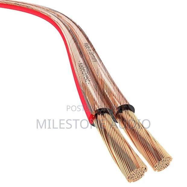 Kabeldirekt – Pure Copper Stereo Audio Speaker Wire Cable – Mad