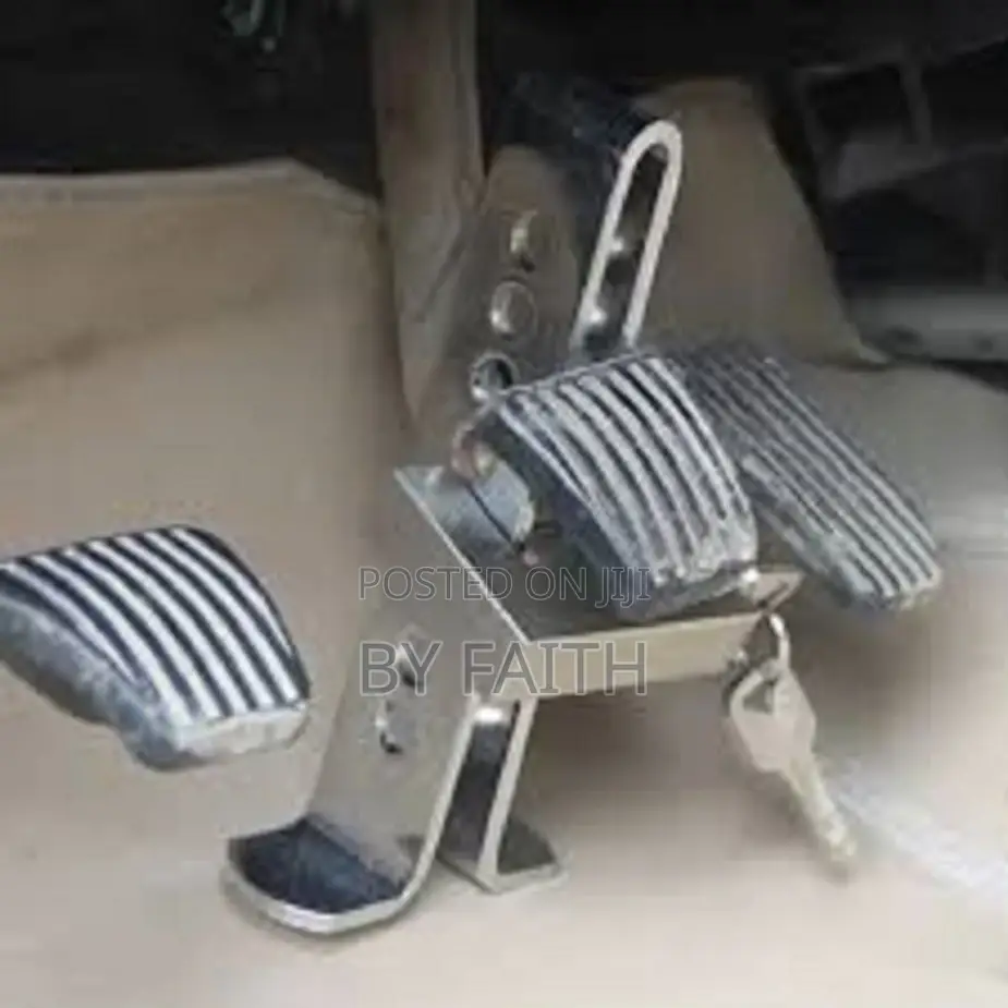 Designed Clutch/Gas Pedal Lock 8holes Brake Pedal Lock Security Device