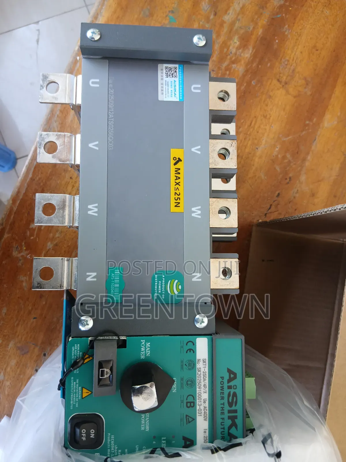 Aisikai Ats,250amperes Automatic Power Transfer Switch