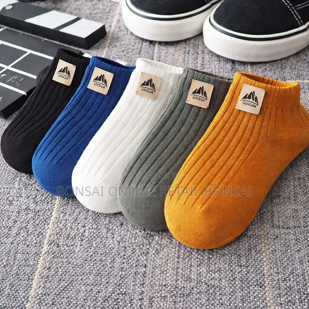 Breathable Low Cut Ankle Socks – 5 Pairs Soft Mesh Sports Socks