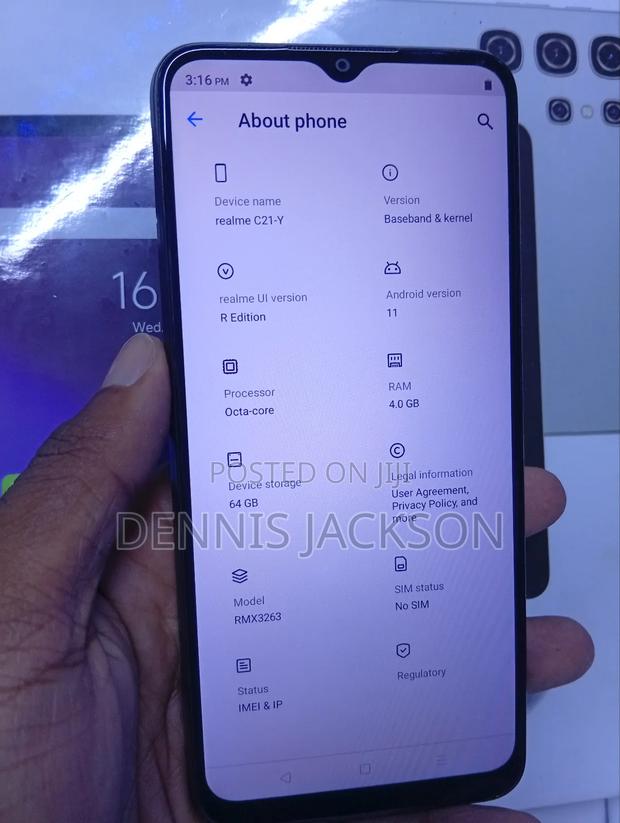 Realme C21Y 64 GB Black - thumbnail 4