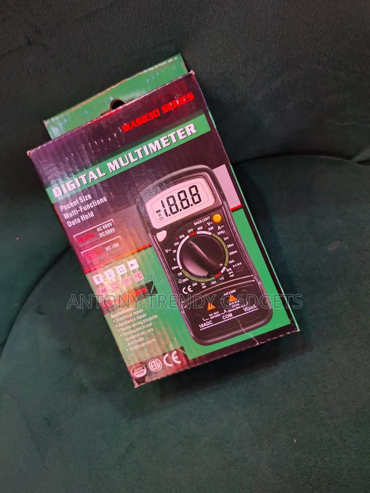 Mastech Mas830l Digital Multimeter for Electrical Testing