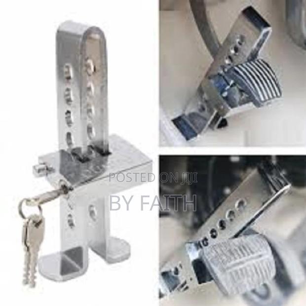 Auto Hub Stainless Steel Anti Theft Pedal Lock for Car Brake