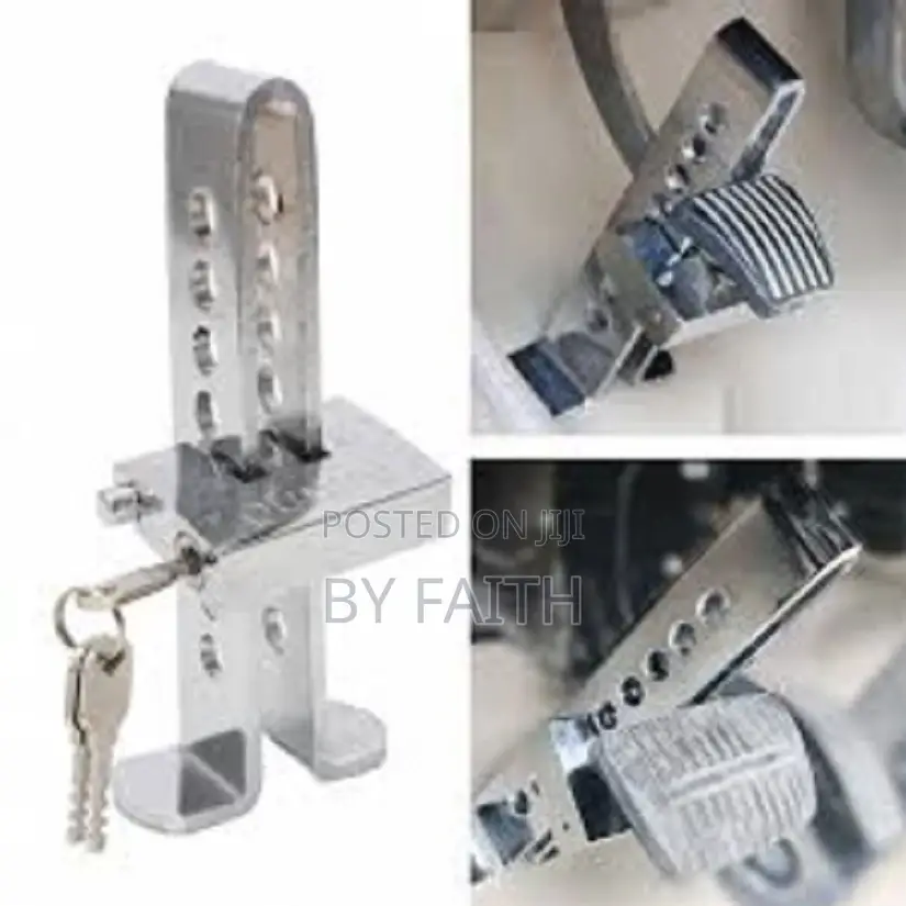 Auto Hub Stainless Steel Anti Theft Pedal Lock for Car Brake