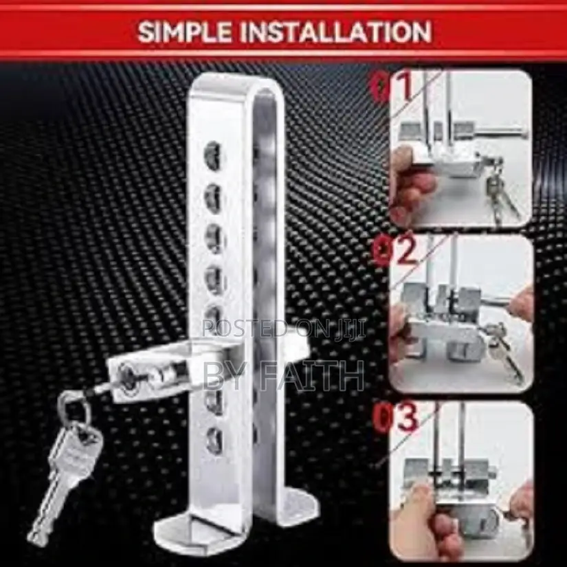 Theft Proof Security Pedal Stainless Steel Brake 8hole Anti-Theft Lock
