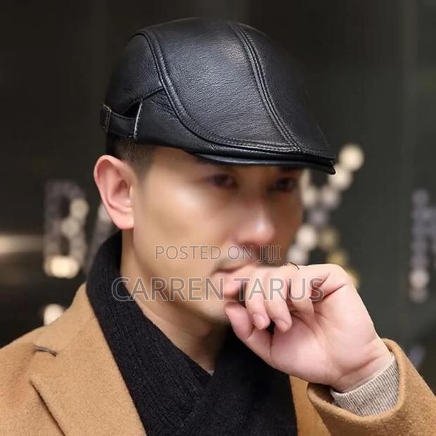 Beret Leather Stylish Hats - thumbnail 4