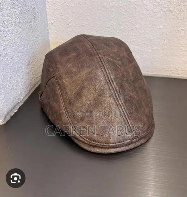 Beret Leather Stylish Hats - thumbnail 5