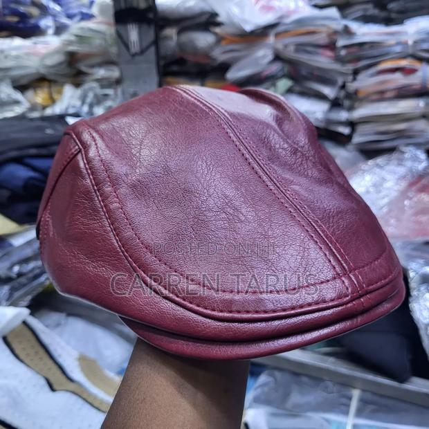 Beret Leather Stylish Hats - thumbnail 6