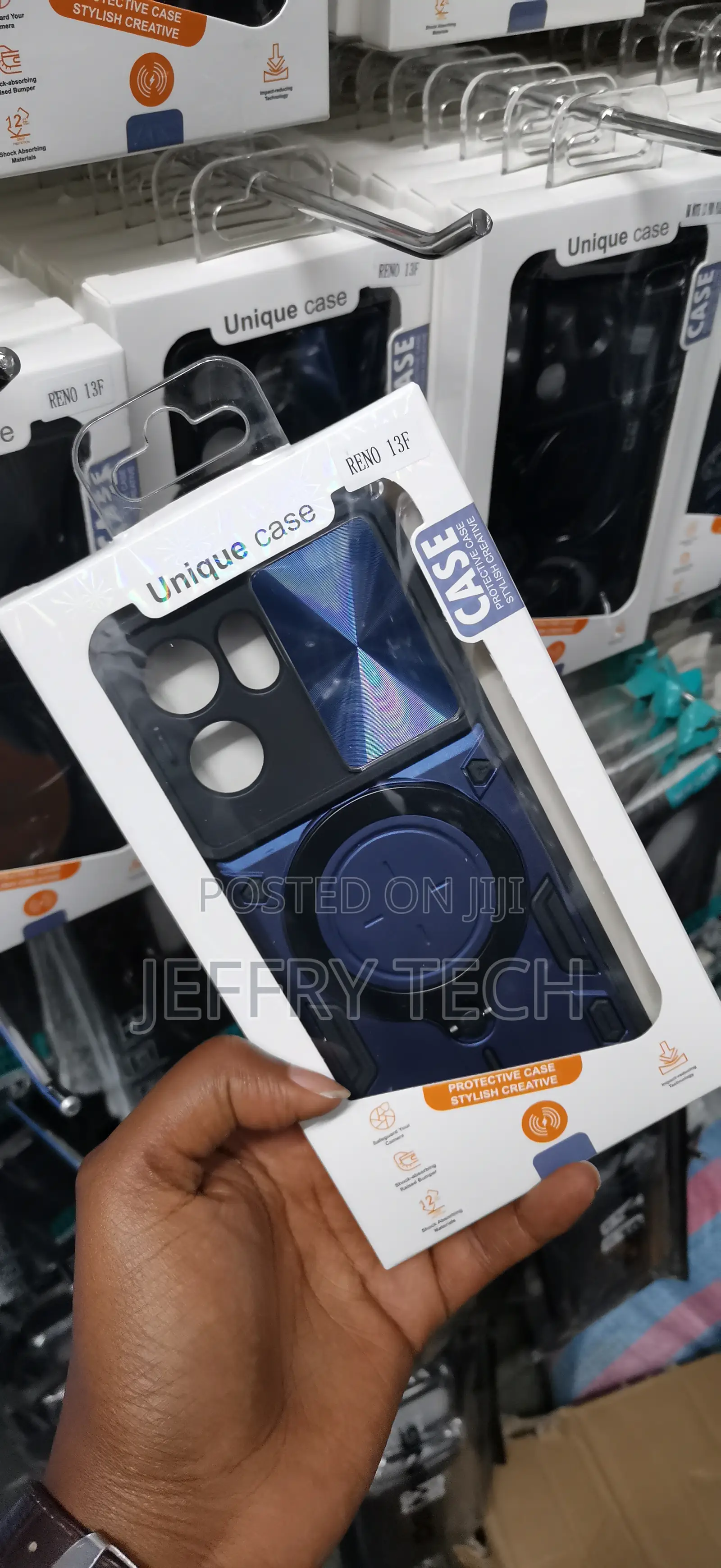 Verty Redmi Note 13f Slide Camera Armor Magnetic Ring Stand Cover