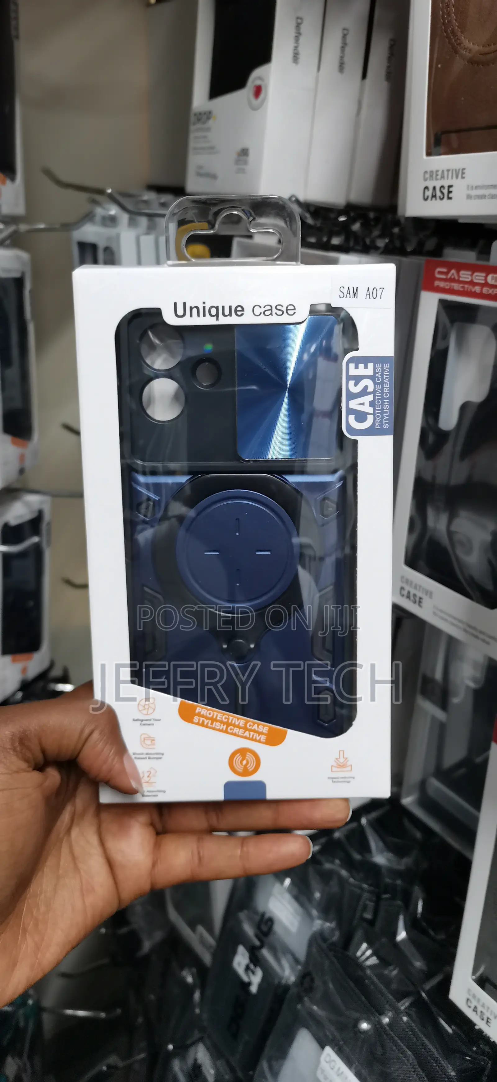 Bilki Armor Lens Ring Mag Case Samsung Galaxy A07 4g Camshield Cover