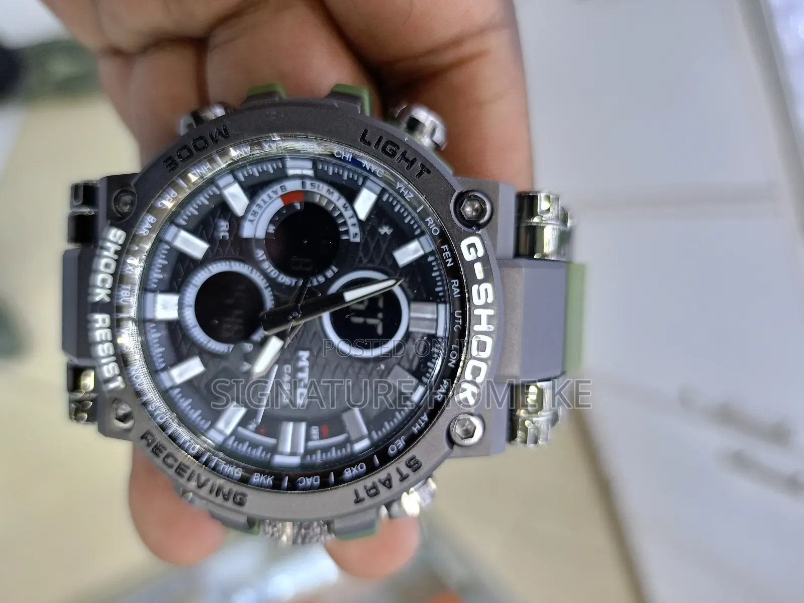 G Shock Watch- Silver