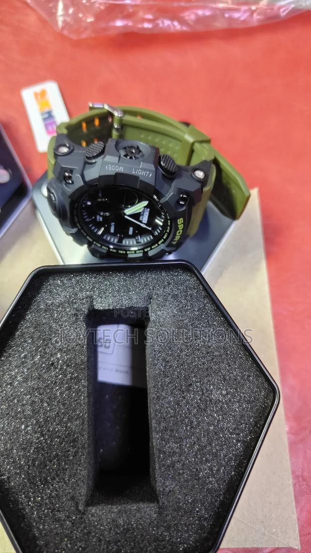 Sports Watch Analog-Digital Display Multi Function Military Led . - thumbnail 4