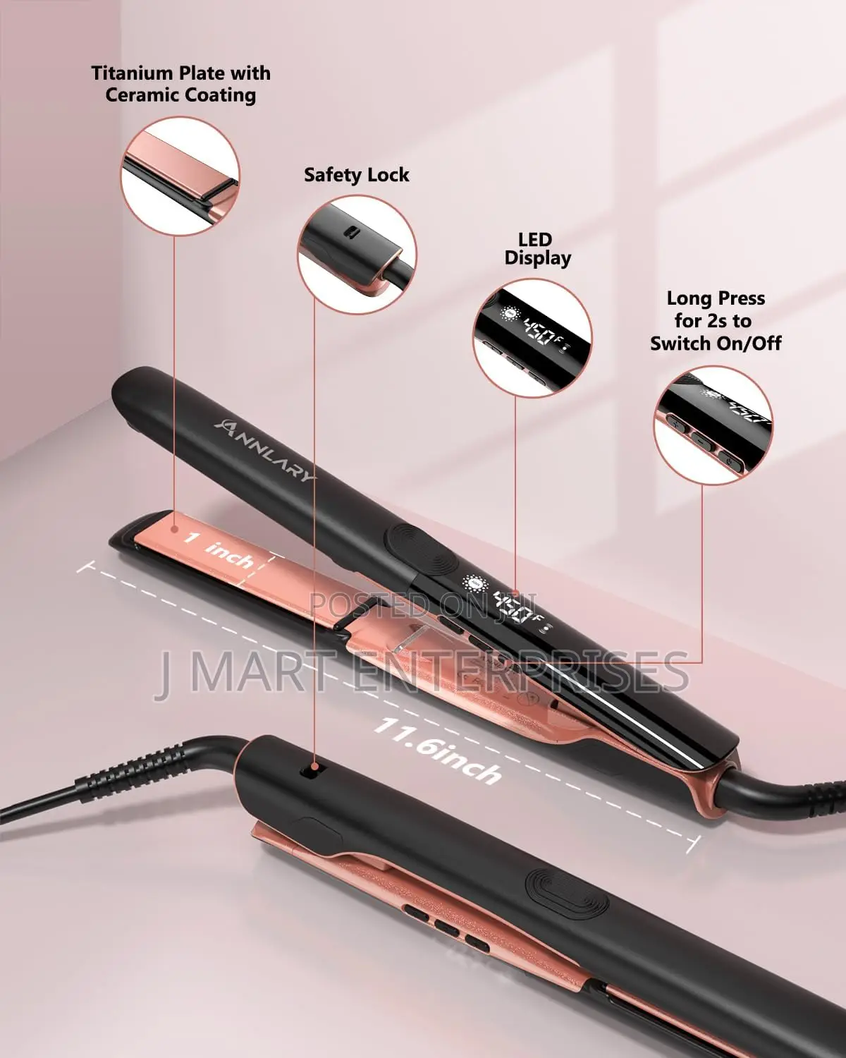 Hair Straightener Shinier Smoother