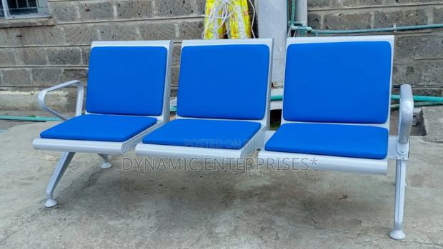 Heavy-Duty 3-Seater Waiting Bench - main view