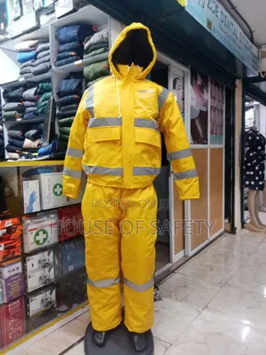 Yellow Cold Room Suits Overall