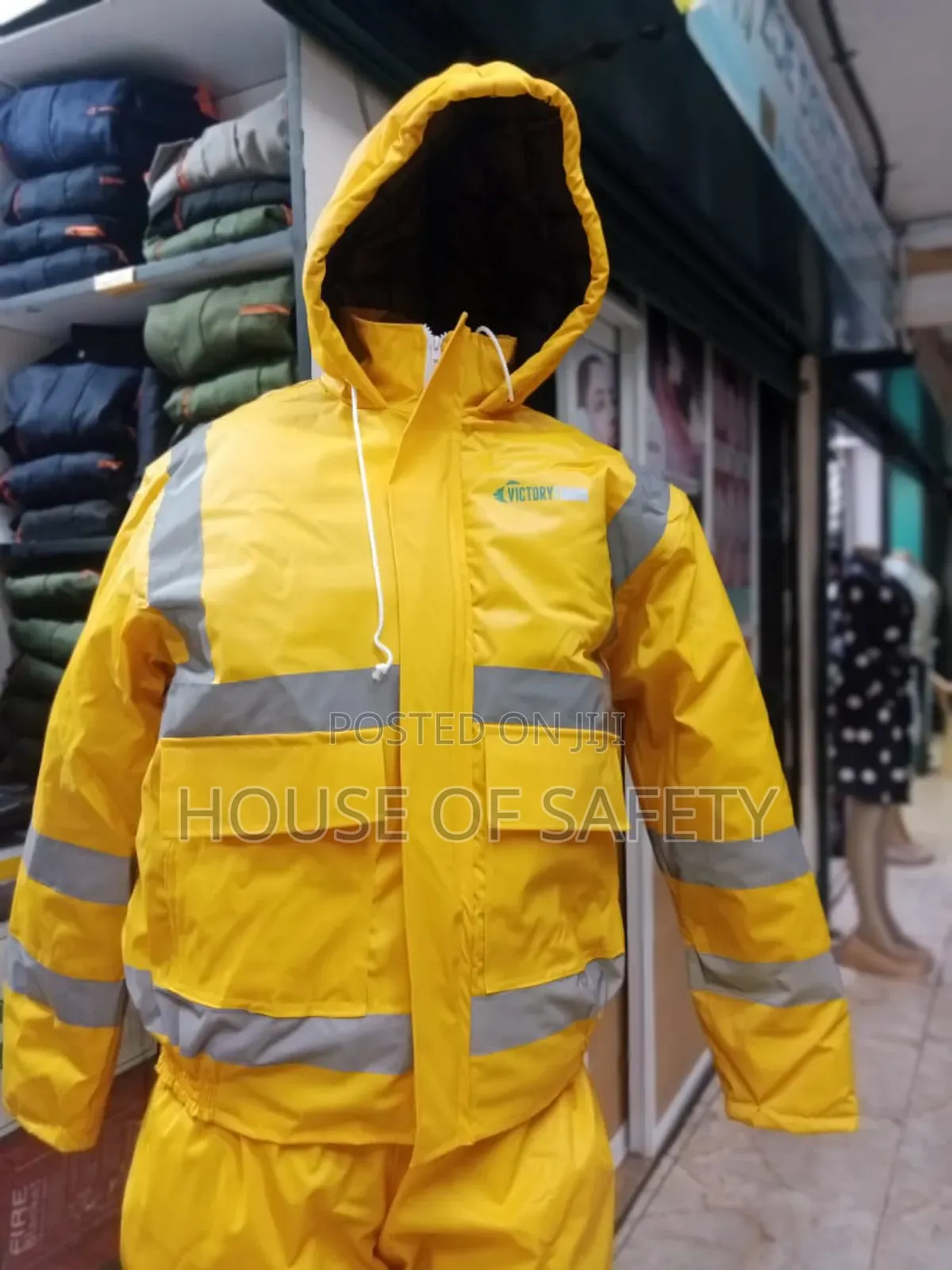 Delivery Teams Jackets and Trousers With Velcro Zipper