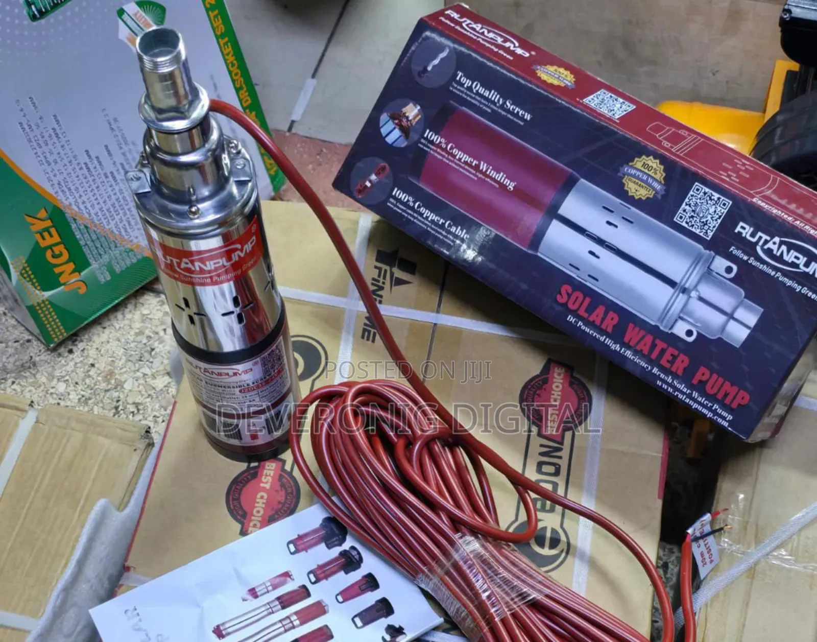 Rutant Submersible Water Pump 24v