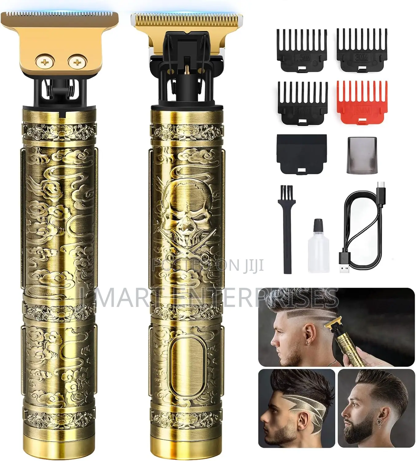Professional Hair Trimmer for Men, Cordless Rechargeable Beard Trimmer