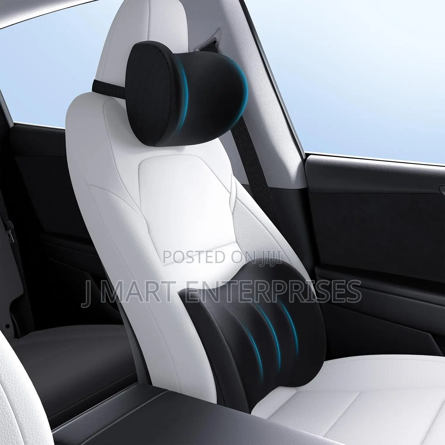 Car Neck Pillow and Lumbar Support Pillow