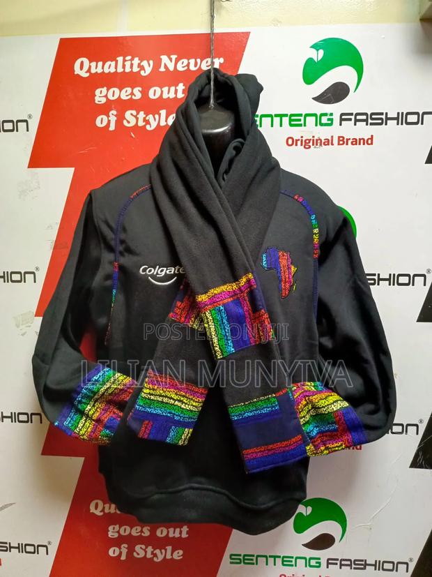 Customized Hoodie and Scarf With Branding - main view