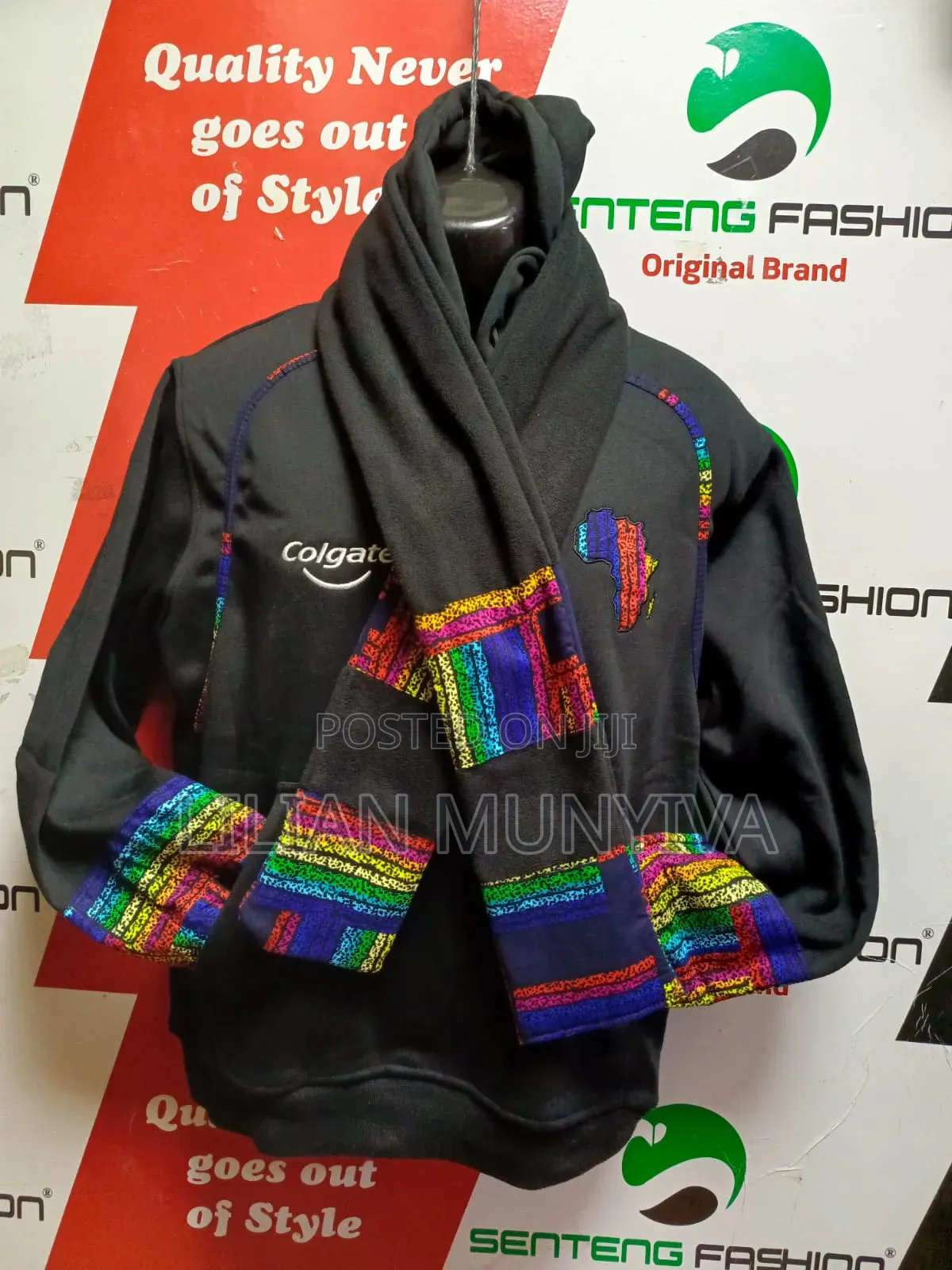 Customized Hoodie and Scarf With Branding