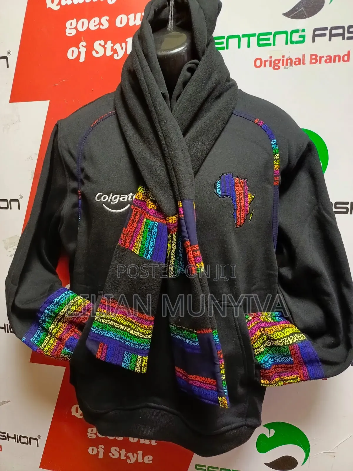 Customized Hoodie and Scarf With Branding
