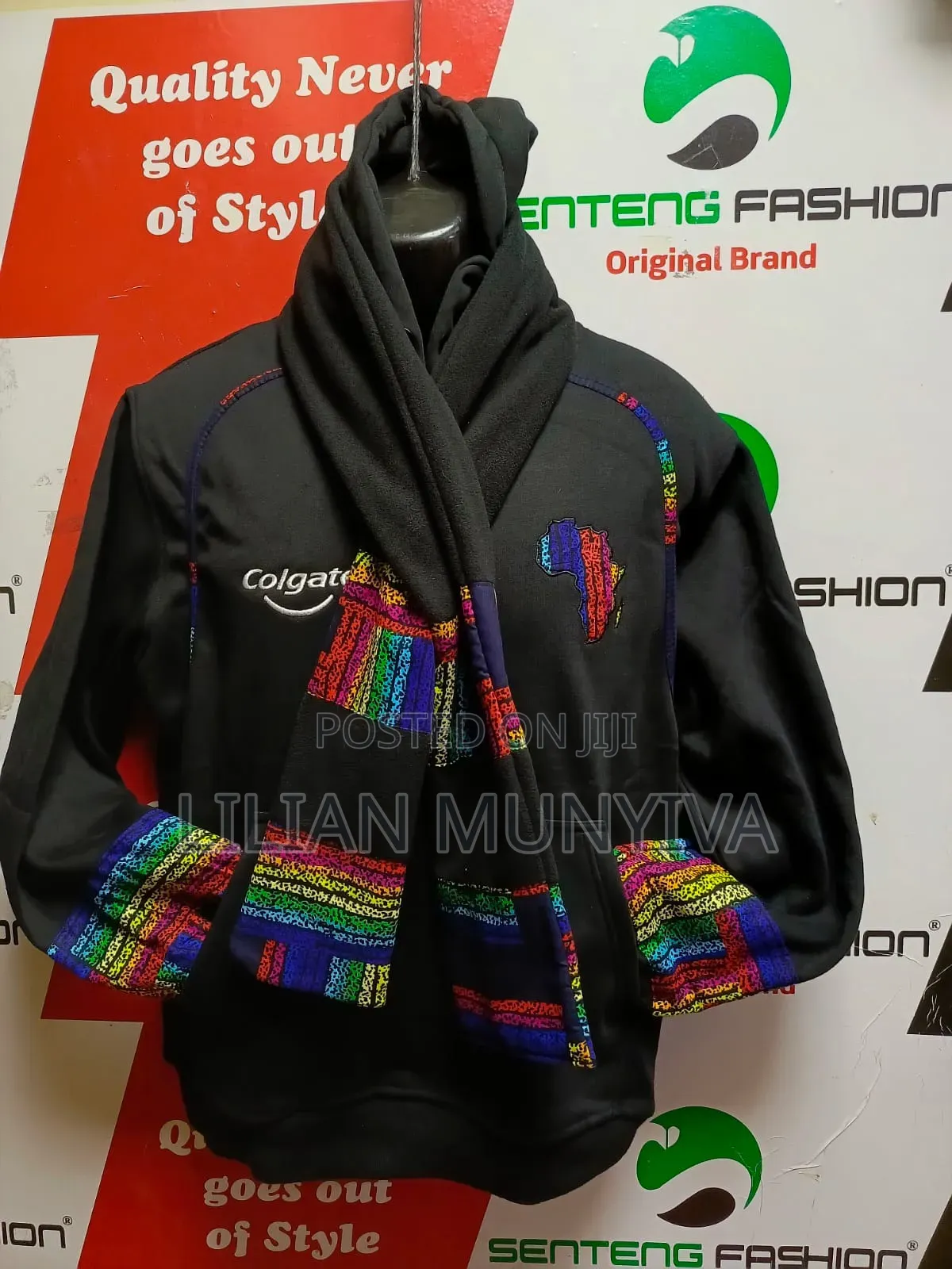 Customized Hoodie and Scarf With Branding