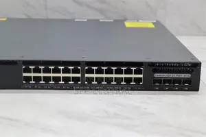 Cisco Ws-C3650-24ps/ 24-Port Gigabit Poe+ Network Switch W/ 640w Psu
