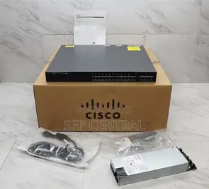 Cisco Ws-C3650-24ps/ 24-Port Gigabit Poe+ Network Switch W/ 640w Psu