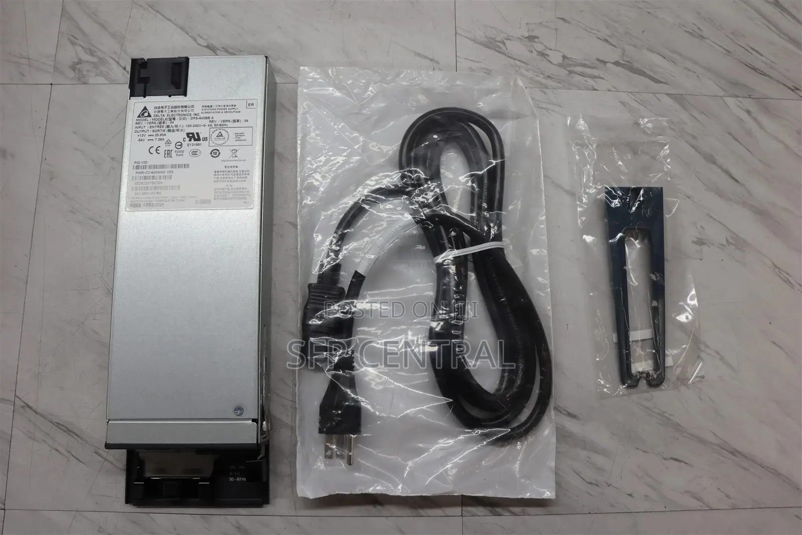 Cisco Ws-C3650-24ps/ 24-Port Gigabit Poe+ Network Switch W/ 640w Psu