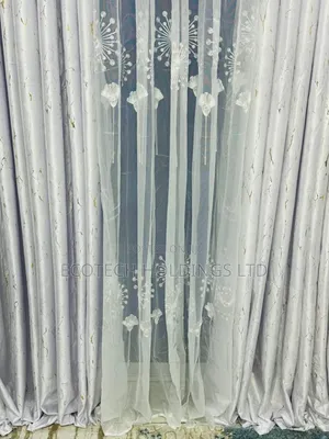 1.5 by 2mtrs Window Curtains With Sheer
